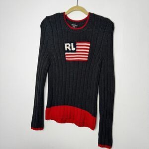 Vintage polo Ralph Lauren knitted sweater kids size XL